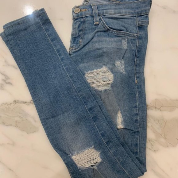 Flying monkey ripped skinny jeans - Picture 1 of 4